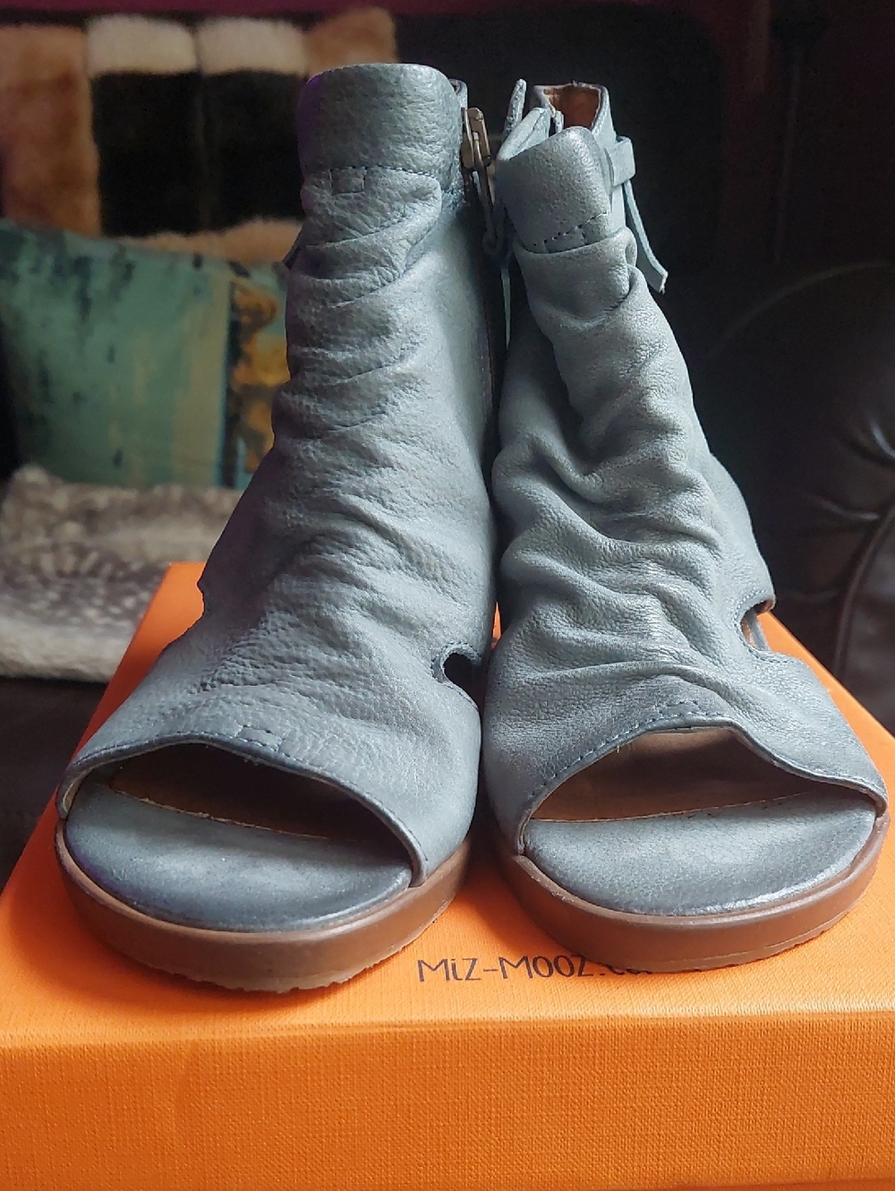 Miz-Mooz BECCA Wedge Heel Leather Sandle